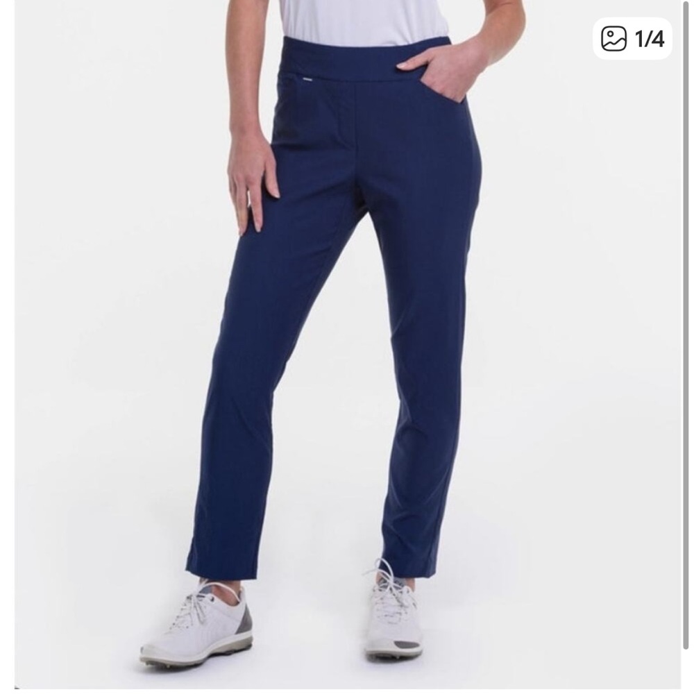 EP New York Navy Bi Stretch Slim Ankle Women’s Golf Pants XS